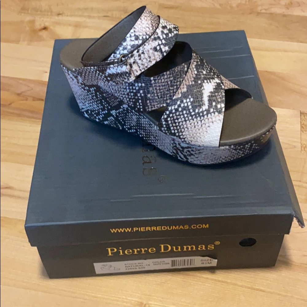 Snakeskin sandals